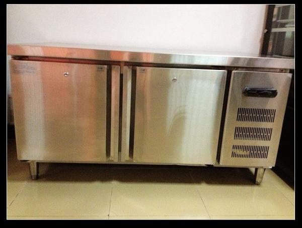 China Double Doors Under Counter Freezer , Hotel Stainless Steel Freezer factory