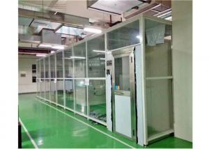 China Easy Installation Softwall Clean Room / Clean Booth With Air Shower Door factory