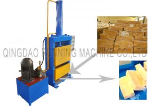 China Natural Rubber Block Cutting Machine, Hydraulic Single Piston Rubber Bale Cutter on sale