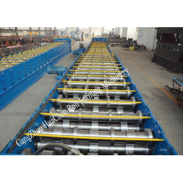 Plc Control Floor Deck Roll Forming Machine With Cycloidal Reducer