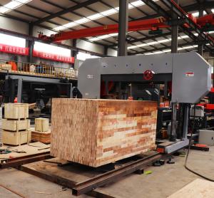 China Large Bandsaw Mill 2500mm Dia Bandsaw Wood Saw Mill Automatic Sawmill Machine factory