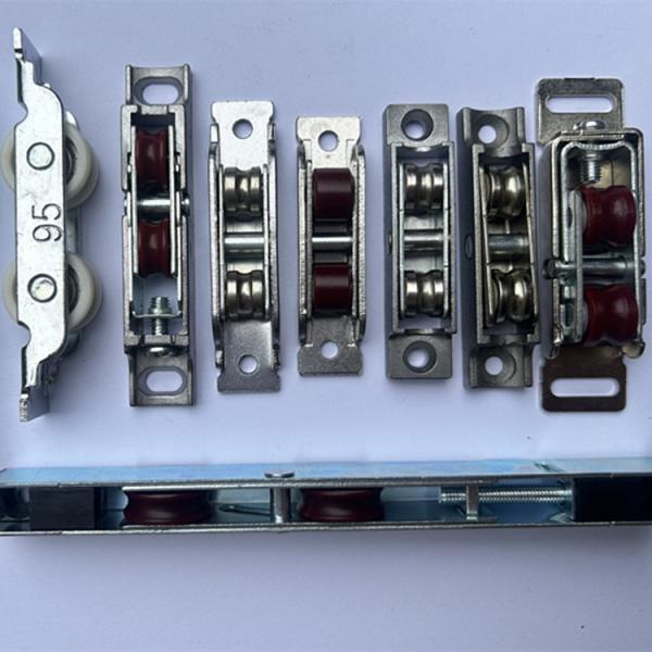 UPVC Sliding Window Roller Red Nylon Pulley Customizable for Customer Requirements