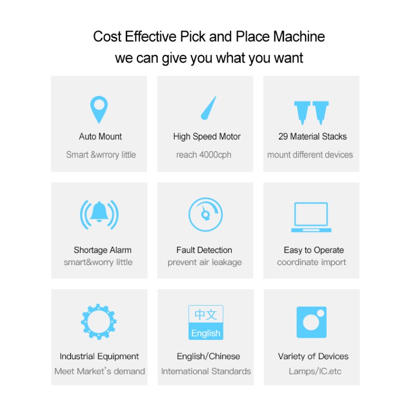 Charmhigh High Precision Desktop Pick And Place Machine With Linux System