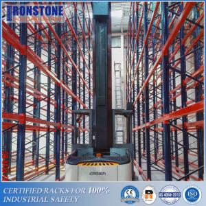 China Selective Very Narrow Aisle Pallet Racking System With Optimizing Space factory