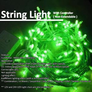 China High quality Christmas LED string light 8 functionl effects with a controller factory