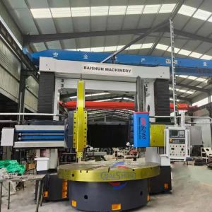 CNC Double Column Vertical Lathe CK5240 Twin Spindle 4000mm Workpiece
