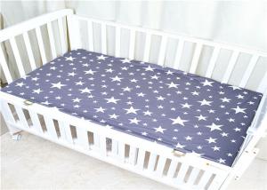 China Bed Covers Baby Crib Sheets Mattress 100% Cotton Soomth And Soft Knitted on sale