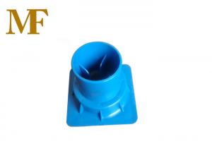 China 12-25mm Blue Rebar Safety Caps With Steel Plate on sale