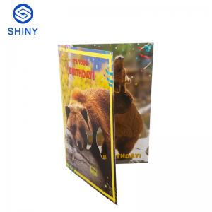 China Custom Made Blank Paper Lcd Blank Greeting Cards CMYK 4C Printing on sale