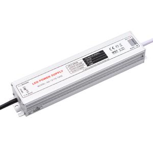 China 100W LED Strip Power Supply Driver Waterproof 12V 24V Low Voltage Outdoor Lighting Transformer factory