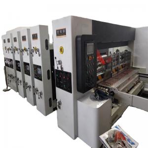 China Automatic Folder Glue Flexo Printer Slotter Die Cutter Machine High Speed factory