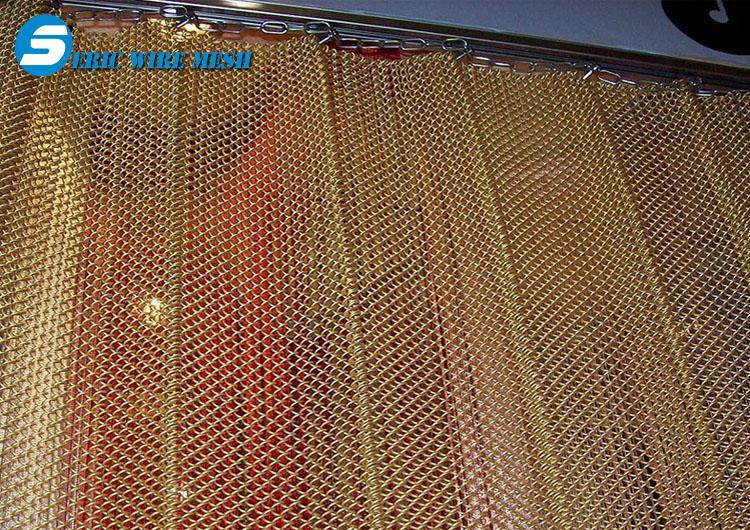 China Chain Link Colored Decorative Wire Mesh