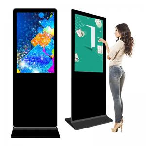 China 49 55 65 Inch Android Freestanding Digital Signage , Software Interactive Kiosk Cms on sale