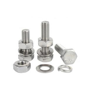 China High Strength Stainless Steel Bolts and Nuts 304 M6 M8 M36 for Industrial Utilization factory