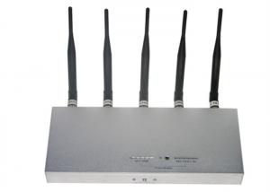 China Wireless Camera Mobile Phone Signal Jammer Blocker With 5 Omni Directional Antenna factory