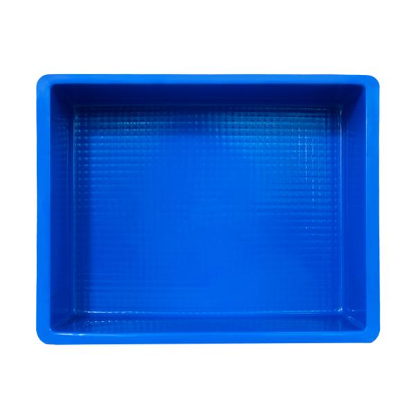 Supermarket Plastic Fruit Stacking Crate with Customized Logo and Solid Material