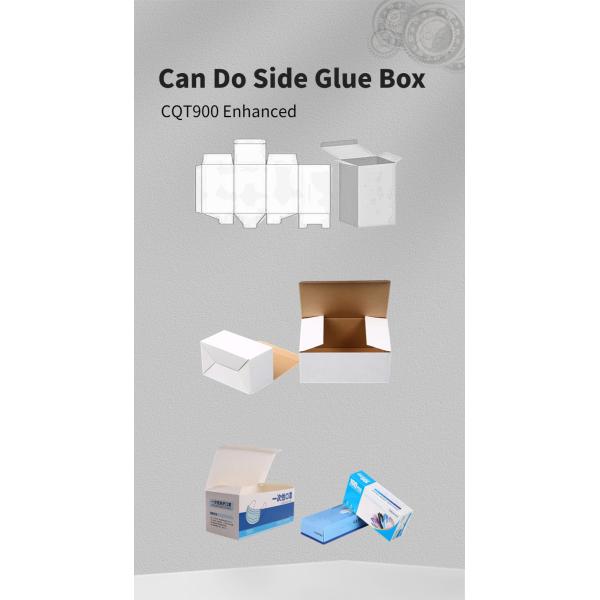 CQT-900 Automatic Adhesive Head Spray Gun Cardboard Box Gluing Machine for Box Making