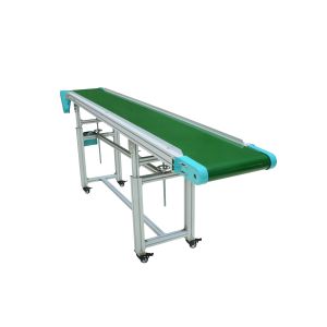 China Aluminum Frame Horizontal Belt Conveyor , Easy Installation PVC Conveyor Belt on sale