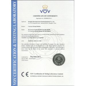 No. 20-1, Siyuan Road, Yexie Town, Songjiang District, Shanghai, China Certifications