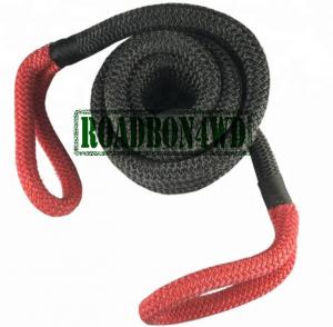 China Superb weaving technology manufacture offroad recovery Kinetic snatch straps car towing strap factory