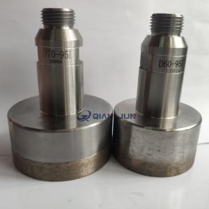 China Sintered Drilling Tool Diamond Core Drill Bits 60 mm Thread Shank Diamond Core Drill Bit For Glass ceramic tile on sale
