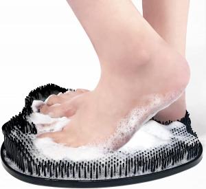 China Anti Skid Practical Silicone Shower Mat Foot Massage Reusable factory