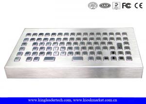 China Marine Industry Industrial Keyboard Stainless Steel USB / PS/2 Interface factory