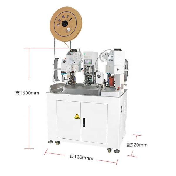 1.5-10mm Stripping Length Automatic Wire Seal Waterproof Plug Insert Crimping Machine