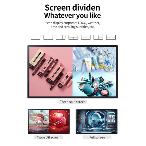 Smart Horizontal Touch Screen Kiosk 55 Inch Museum Information Kiosk