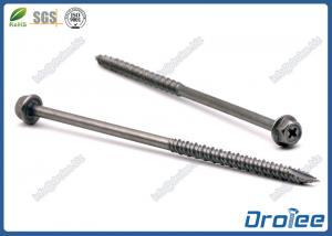 China 410 Stainless Philips Washer Hi-lo Thread Self Piercing Wood Screws, Type 17 factory