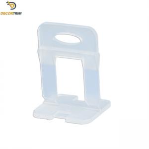 China Wall Tile Leveling System Clips Transparent 2mm 2.5mm 3mm Thickness factory