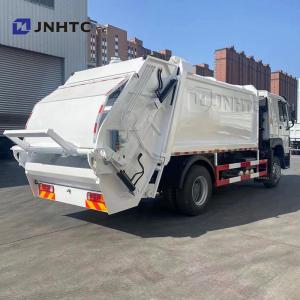 China Sinotruck 371HP Garbage Compactor Truck HOWO 4X2 Trash Truck factory