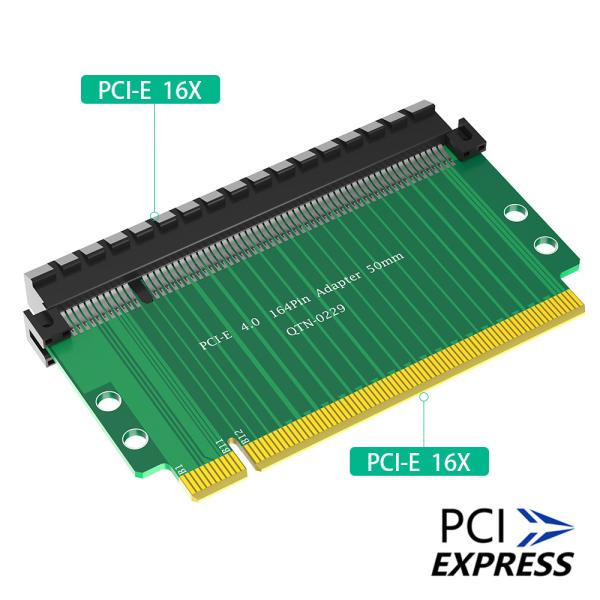 180 Degree PCI E Riser Card High Speed 4.0 16x Riser Card PCI Express