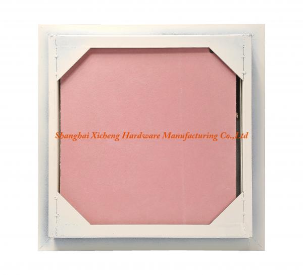 China Fire Rated Access Panels Heavy Weight Steel With Pink Gypsum Board  For Drywall factory