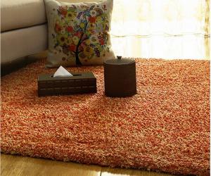 China Home Goods Area Rugs With 100% Polyester Textured Yarn And Non-Woven Cloth Backing factory