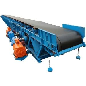 China Maximum Conveying Length 11km Fixed Tripper Belt Conveyor System For Bulk Material Transportation factory