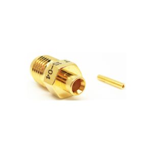Buy cheap DC - 18GHz Frequency Range Straight Bulkhead Female SMA RF Connector from wholesalers