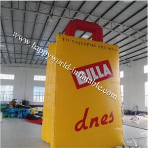 China Big inflatable shopping bag replica factory