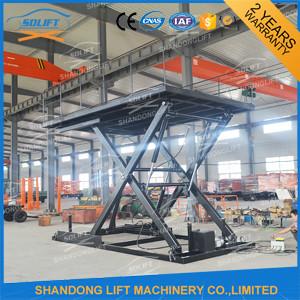 China 3M Super Steady Small Car Lift Scissor Used Car Hoist Lift With CE factory