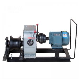 China Steel Electric Cable Winch Puller / Portable Electric Winch For Cable Pulling factory