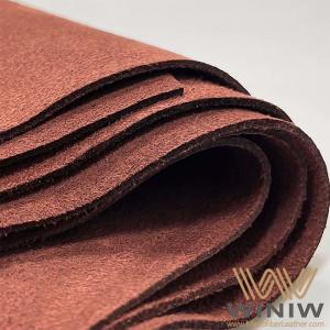 China Durable Microfiber Synthetic Suede Leather Fabric For Horse Saddles factory
