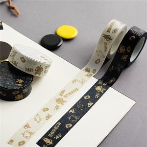China Writing Printed Washi Japanese paper tape,Special tape for professional gift box packaging.Viscosity strength,non-fading factory