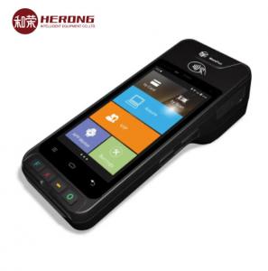 China DDR3 Portable POS Terminal Android 8.1 Long Zebra 2D Scanner Battery Working Time &gt; 8 Hours factory