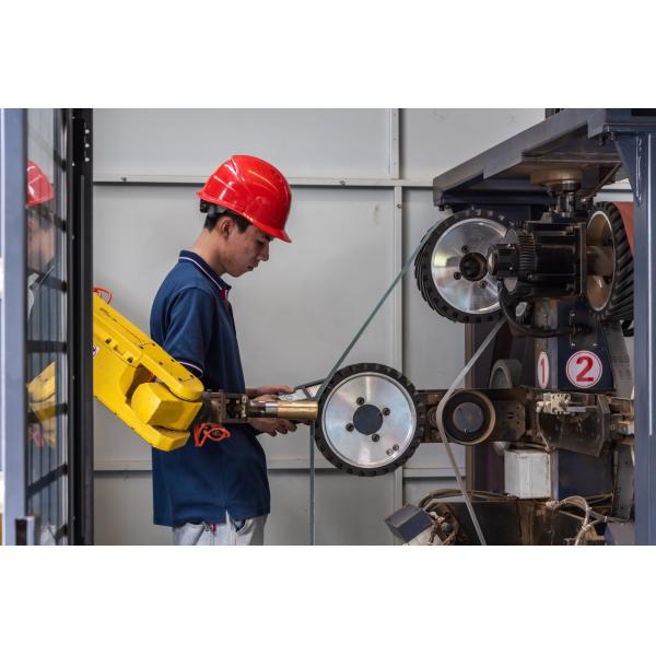 Basin Faucet Polishing Machine with FUNAC robotic arm