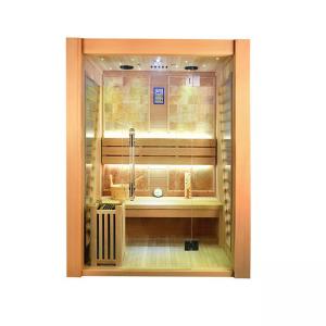 China Home Indoor Steam Room Sauna Wooden Ozone Steam Sauna factory