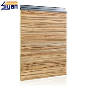 China Wood Grain Modern Bathroom Cabinet Doors Sliding Open With 57mm Width factory