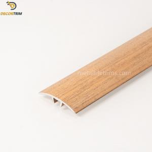 China Screw Fix Laminate Floor Threshold Strip , Wood Grain Metal Transition Strips factory