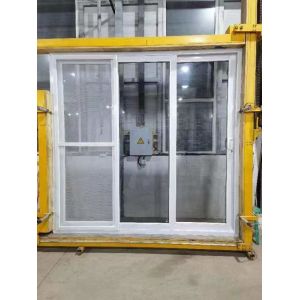 China European Style PVC Sliding Door Soundproof Exterior Vinyl Glass Doors factory