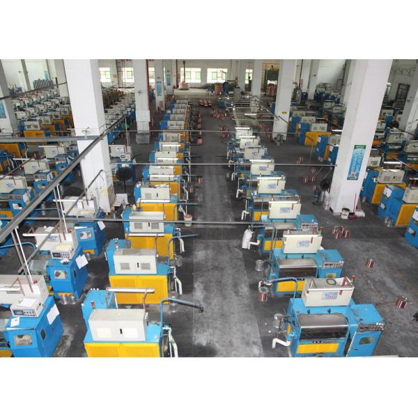 24 Pass Copper Wire Drawing Machine From 1.2mm To 0.2mm