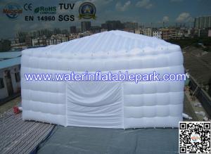 China White Event Outdoor Inflatable Tent Temporary Storage Buildings , Oxford Fabric factory